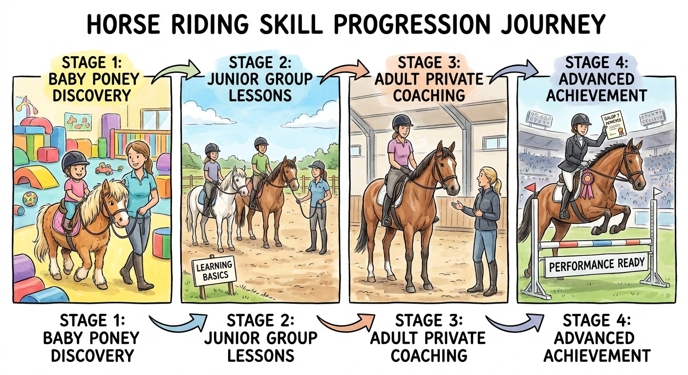 Cours d’équitation : à quel âge commencer et quel niveau viser ?